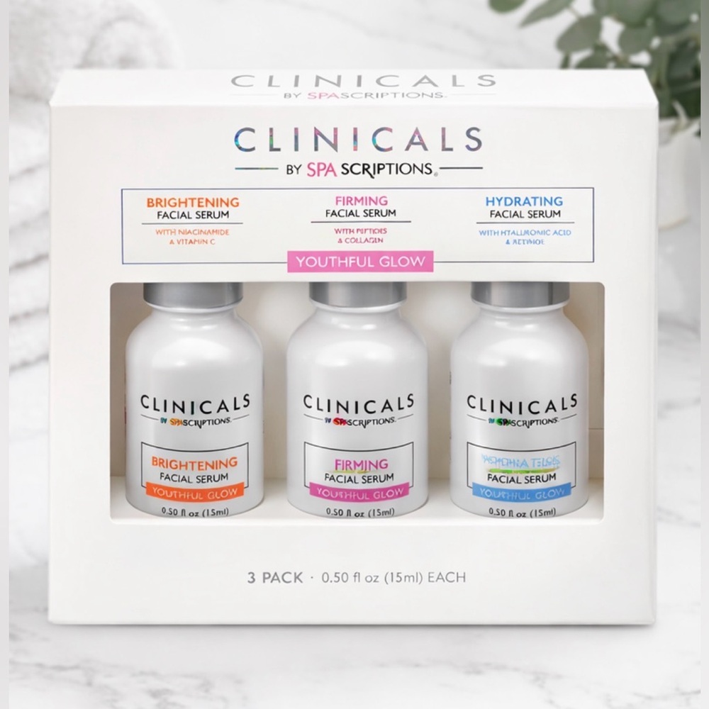 NEW - CLINICALS Skincare Serum Trio